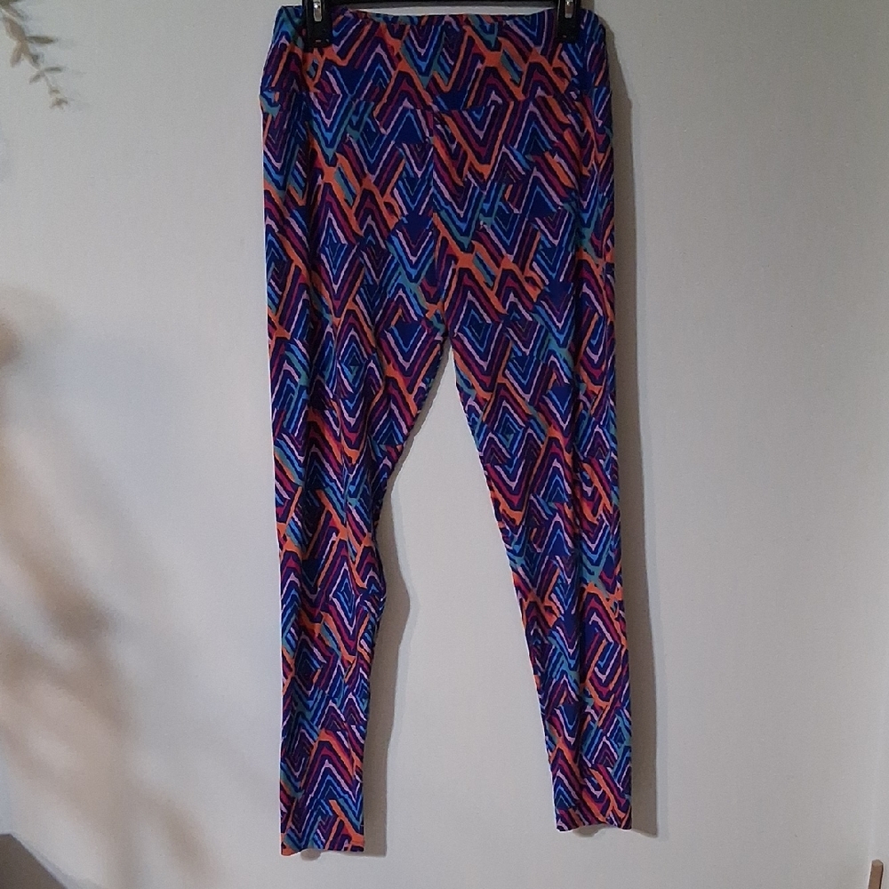 LuLaRoe Multicolor Striped Leggings